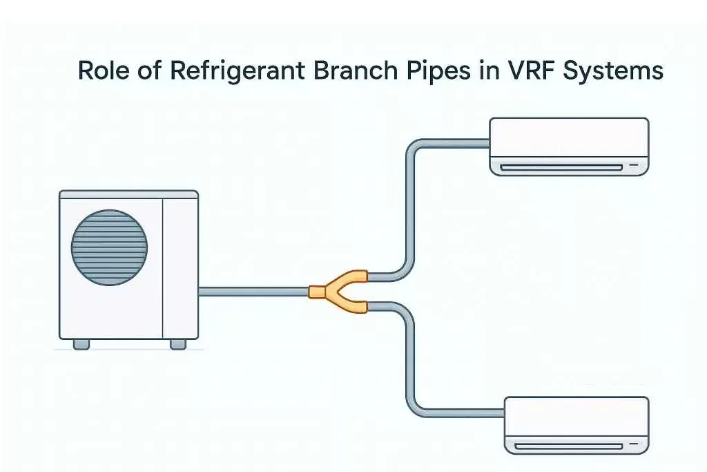 Role of Refrigerant Branch Pipes in VRF Systems